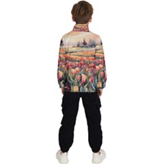 Kids  High Neck Windbreaker 
