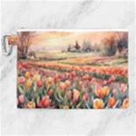 Tulips Field Tree Canvas Cosmetic Bag (XL)