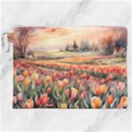 Tulips Field Tree Canvas Cosmetic Bag (XXL)