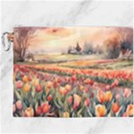 Tulips Field Tree Canvas Cosmetic Bag (XXXL)
