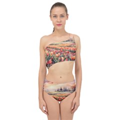 Spliced Up Two Piece Swimsuit 