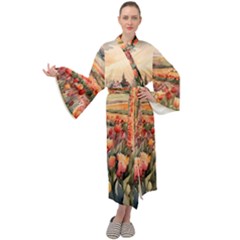 Maxi Velvet Kimono 