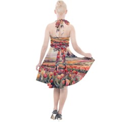 Halter Party Swing Dress  