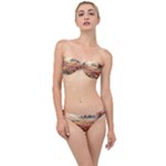 Tulips Field Tree Classic Bandeau Bikini Set