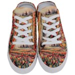 Tulips Field Tree Half Slippers