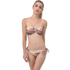 Twist Bandeau Bikini Set 