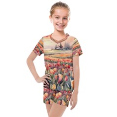 Kids  Mesh T-Shirt and Shorts Set 