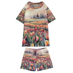 Kids  Swim T-Shirt and Shorts Set 