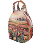 Tulips Field Tree Travel Backpack