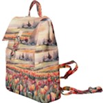 Tulips Field Tree Buckle Everyday Backpack