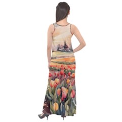 Sleeveless Velour Maxi Dress 