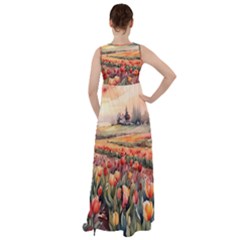 Empire Waist Velour Maxi Dress 