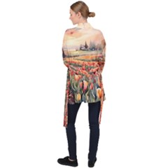 Long Sleeve Velvet Kimono  