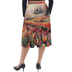 Classic Velour Midi Skirt  