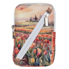Tulips Field Tree Belt Pouch Bag (Small) from ArtsNow.com