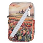 Tulips Field Tree Belt Pouch Bag (Small)
