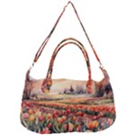 Tulips Field Tree Removable Strap Handbag