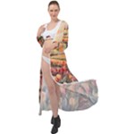 Tulips Field Tree Maxi Chiffon Beach Wrap