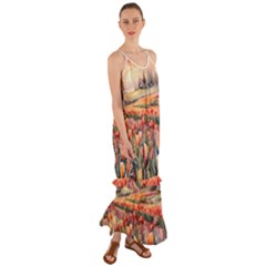 Cami Maxi Ruffle Chiffon Dress 