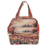 Tulips Field Tree Boxy Hand Bag