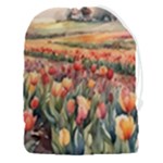 Tulips Field Tree Drawstring Pouch (3XL)
