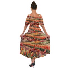 Shoulder Straps Boho Maxi Dress  