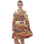 Tulips Field Tree All Frills Dress