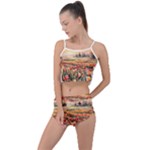 Tulips Field Tree Summer Cropped Co-Ord Set