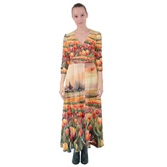 Button Up Maxi Dress 