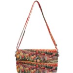 Tulips Field Tree Removable Strap Clutch Bag