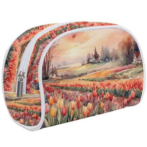 Tulips Field Tree Make Up Case (Large) from ArtsNow.com