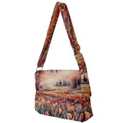 Full Print Messenger Bag (L) 