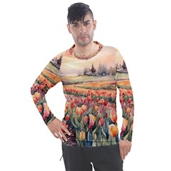 Men s Pique Long Sleeve T-Shirt 