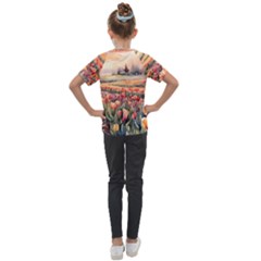 Kids  Mesh Piece T-Shirt 