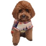 Tulips Field Tree Dog T-Shirt