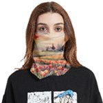Tulips Field Tree Face Covering Bandana (Two Sides)