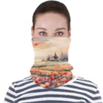 Tulips Field Tree Face Seamless Bandana (Adult)