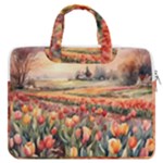 Tulips Field Tree MacBook Pro 15  Double Pocket Laptop Bag 