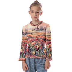 Kids  Frill Detail T-Shirt 