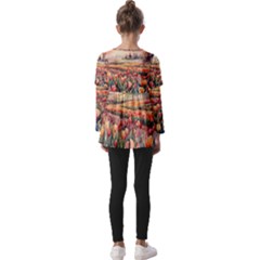 Kids  V Neck Casual Top 
