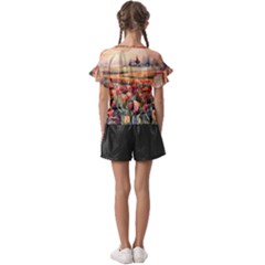 Kids  Cut Out Flutter Sleeves 