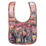 Tulips Field Tree Baby Bib