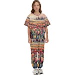 Tulips Field Tree Kids  T-Shirt and Pants Sports Set