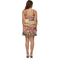 Ruffle Strap Babydoll Chiffon Dress 