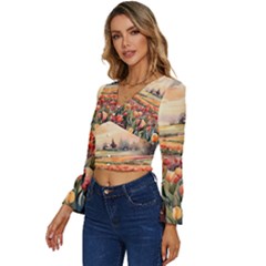 Long Sleeve V-Neck Top 