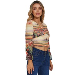 Long Sleeve V-Neck Top 