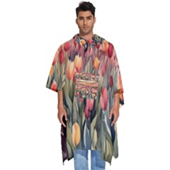 Men s Hooded Rain Ponchos 