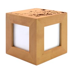 Wood Photo Frame Cube 