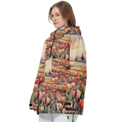 Women s Pullover Zip Ski and Snowboard Waterproof Breathable Jacket 
