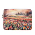Tulips Field Tree 13  Vertical Laptop Sleeve Case With Pocket